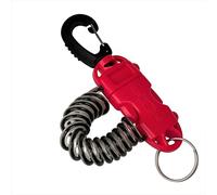 Best Divers Ai0216Sr, Clip E Accessori Fissaggio Sub, Rosso/Nero, Taglia Unica
