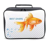Best Divers BORSELLO Optical Rettangolare 25X34X12 cm, Unisex Adulto, Nero,