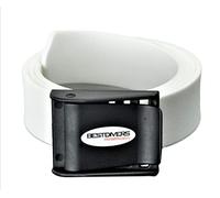 Best Divers Cintura, Gomma Bianca, Fibbia Nylon