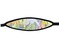 Best Divers, Cinturino Maschera in Neoprene, Terminali a Strappo, 10 delfini
