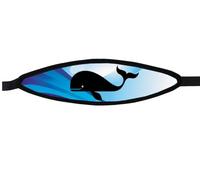Best Divers, Cinturino Maschera in Neoprene, Terminali a Strappo, balena