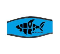 Best divers, Cinturino Maschera in Neoprene, Velcro, CYAN
