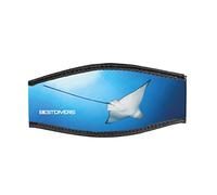 Best Divers IN/MNT-DV, Cinturino Maschera in Neoprene, Doppio Velcro, Manta