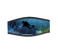 Best Divers IN/Sub-DV, Cinturino Maschera in Neoprene, Doppio Velcro, Abyssi