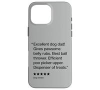 Best Dog Dad 5 Stars - Divertente amante dei cani Custodia per iPhone 16 Pro Max