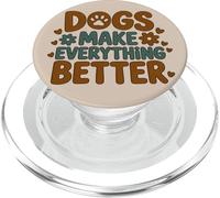 Best Dog Dad Ever, I Love Dogs, razza di cane nero PopSockets PopGrip per MagSafe