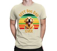 Best Dog Dad Ever T Shirt Daddy Love Dog Funny Fathers Day Men Top T-Shirt #FD