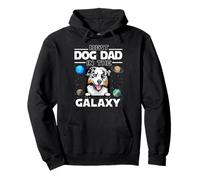 Best Dog Dad in The Galaxy Australian Shepherd Dogs Lovers Felpa con Cappuccio