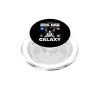Best Dog Dad In The Galaxy Boston Terrier Puppy Dogs Lovers PopSockets PopGrip per MagSafe