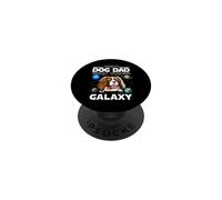 Best Dog Dad In The Galaxy Cavalier King Charles Spaniel PopSockets PopGrip Adesivo