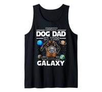 Best Dog Dad in The Galaxy Dobermann Puppy Dogs Lovers Canotta