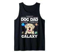 Best Dog Dad in The Galaxy Labrador Retriever Puppy Dogs Canotta