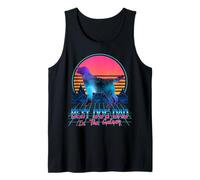 Best Dog Dad in The Galaxy Retro Vintage 80s Funny Dog Lover Canotta