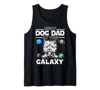 Best Dog Dad in The Galaxy West Highland White Terrier Dogs Canotta