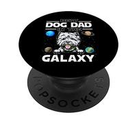 Best Dog Dad In The Galaxy West Highland White Terrier Dogs PopSockets PopGrip Adesivo