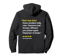 Best Dog Gran 5 Stars - Funny Grand-Dog Felpa con Cappuccio