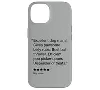 Best Dog Mam 5 Stars - Divertente amante dei cani Custodia per iPhone 14