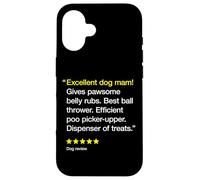 Best Dog Mam 5 Stars - Divertente amante dei cani Custodia per iPhone 16