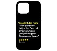 Best Dog Mam 5 Stars - Divertente amante dei cani Custodia per iPhone 16 Pro Max