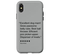 Best Dog Mam 5 Stars - Divertente amante dei cani Custodia per iPhone X/XS