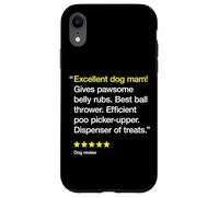 Best Dog Mam 5 Stars - Divertente amante dei cani Custodia per iPhone XR