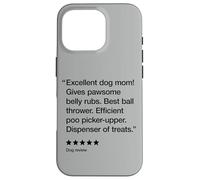 Best Dog Mom 5 Stars - Divertente amante dei cani Custodia per iPhone 16 Pro