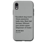 Best Dog Mom 5 Stars - Divertente amante dei cani Custodia per iPhone XR
