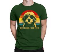 Best Doodle Dad Ever Father Day T-Shirt Caring Dad Daddy Men Tee Top T-Shirt #FD