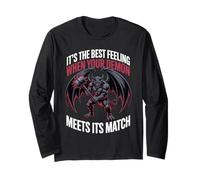 Best Feeling When Your Demon Meets Its Match - Maglia a Manica