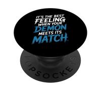 Best Feeling When Your Demon Meets Its Match |- PopSockets PopGrip Adesivo
