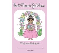 Best Flower Girl Ever Journal: Pink, Dark Brown hair