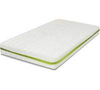 Best For Home Materasso Easy Active | Materasso in schiuma fredda, ideale come materasso per bambini, disponibile in 4 colori e 15 diverse misure, facilmente rimovibile (verde, 100 x 200 x 8)