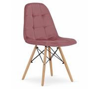 Best For Home Sedia - velluto rosa scuro x 1