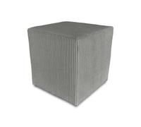 Best For Home | Sgabello cubo Pouf | Pouf poggiapiedi Poof verde salvia | Pouf in velluto per soggiorno, camera da letto e corridoio | Imbottitura pouf imbottito o cubo per divano o poltrona