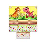 Best For Kids - Materassino per fasciatoio morbido al tatto, 100% cotone, 3 in 1, dimensioni 70 x 50 cm, con certificazione Öko Tex Standard