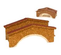 BEST&FREE Ponte in Sughero per Presepe di Natale 16 cm. Statuine del Presepe - Figure in Resina per il Presepe - Natività di Natale