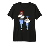 Best Friends - Cappello da Laureato per Donne e Ragazze, Divertente Maglietta Premium