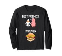 Best Friends Forever Hamburger di Manzo Tratti di Bistecche Maglia a Manica