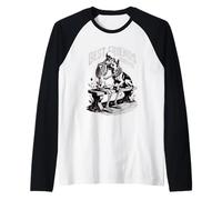 Best Friends Forever Skeleton Dog Maglia con Maniche Raglan