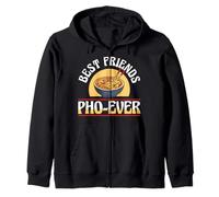 Best Friends Pho Ever Funny Noodle Friendship Gift Felpa con Cappuccio