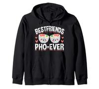 Best Friends Pho Ever Funny Noodle Friendship Gift Felpa con Cappuccio