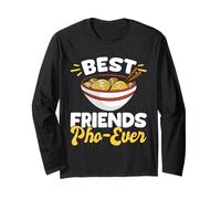 Best Friends Pho Ever Funny Noodle Friendship Gift Maglia a Manica