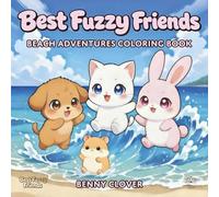 Best Fuzzy Friends: Beach Adventures Coloring Book