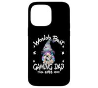 Best Gaming Dad Gnome With Headset For Funny Gamer Grandpa Custodia per iPhone 14 Pro Max