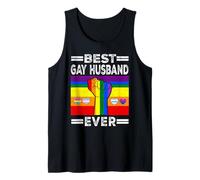 Best Gay Husband Ever LGBTQ Rainbow Flag LGBT Pride Month Canotta