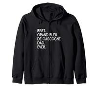 Best Grand Bleu de Gascogne Dad Ever Felpa con Cappuccio
