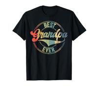 Best Grandpa Ever Retro Nonno Nonno Pops Maglietta