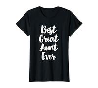 Best Great Aunt Ever Funny Cute Maglietta