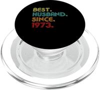 Best Husband Since 1973 52nd Wedding 52 Years Anniversary PopSockets PopGrip per MagSafe