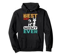Best Husky Dog Mommy Ever For Mom Funny Dogs Lover Felpa con Cappuccio